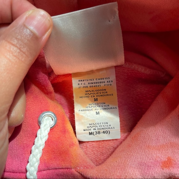 Tie dye burst hoodie unisex sweatshirt athleisure street style coastal - Picture 9 of 9